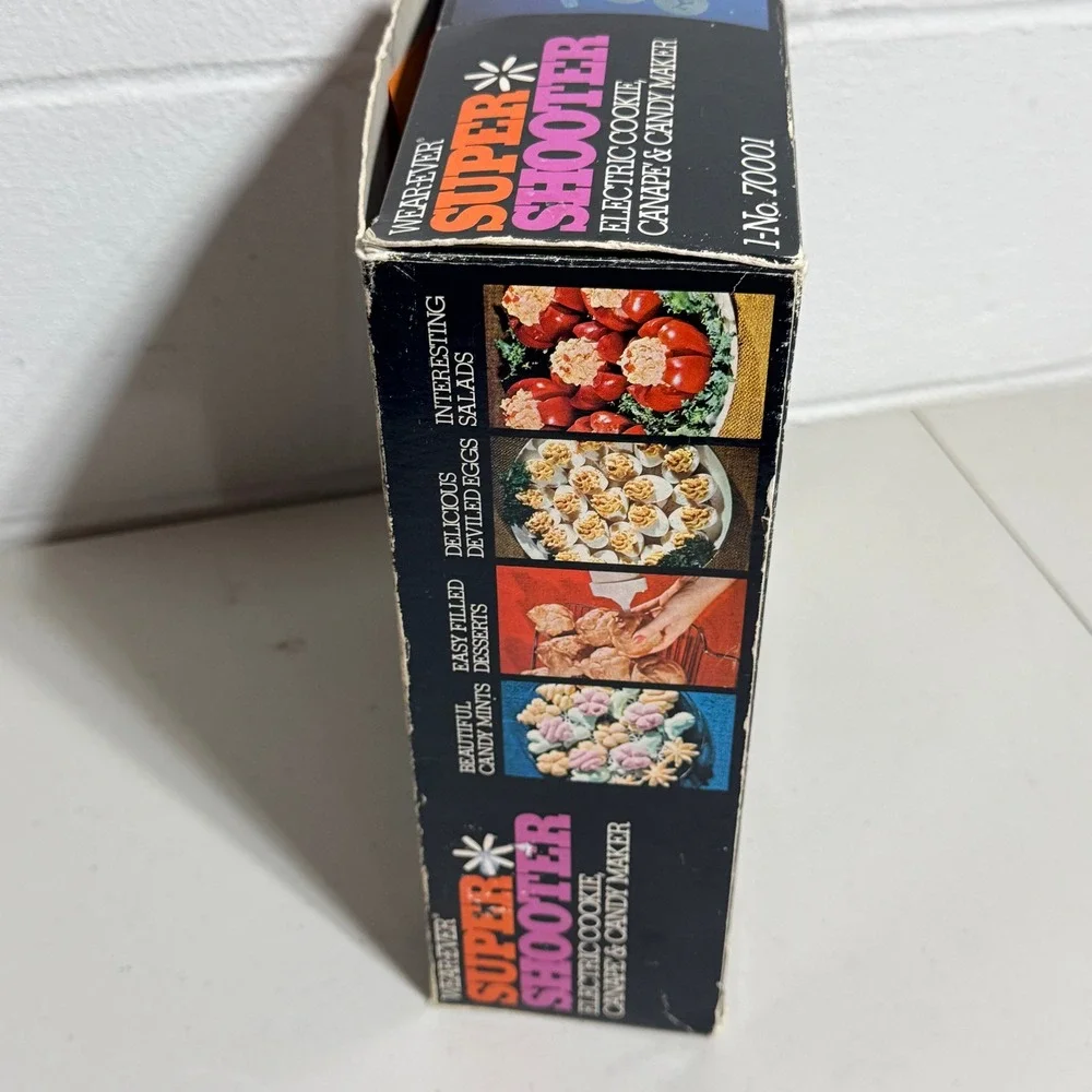 Vintage Wear-Ever Super Shooter‎ Electric Cookie Press Canape Candy Maker 70001